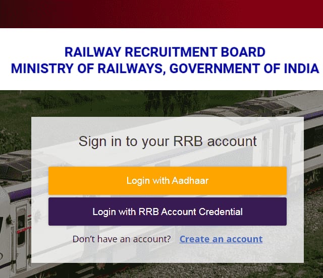 Login & Apply Online In Railway RRB NTPC Graduate Level Recruitment 2025