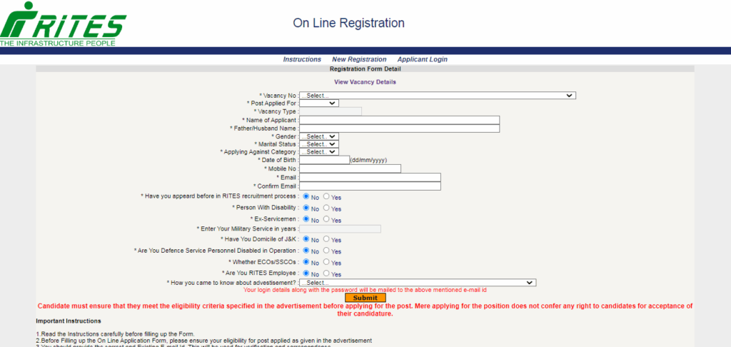 Online Registration 