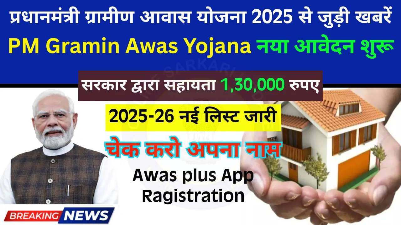 Pradhan Mantri Gramin Awas Yojana 2025 घर बनाने के लिए मिलेंगे ₹1.30 लाख तक, देखें नई लिस्ट और आवेदन प्रक्रिया