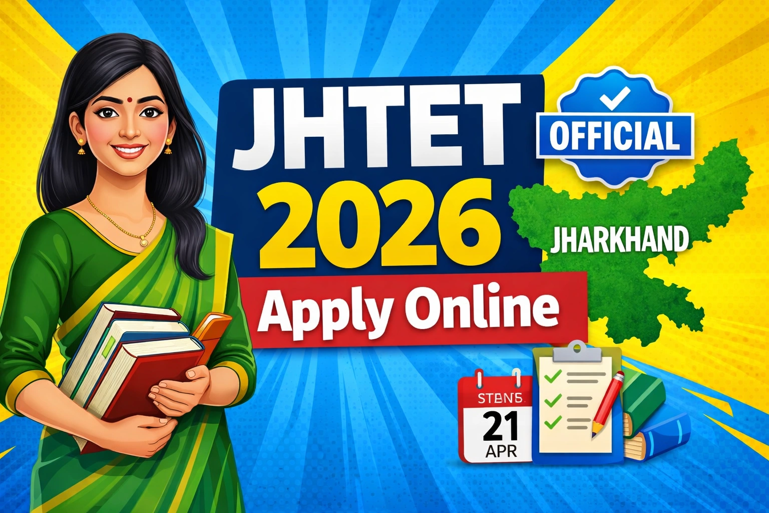Jharkhand Teacher Eligibility Test JHTET 2026 Apply Online Form | Syllabus Download