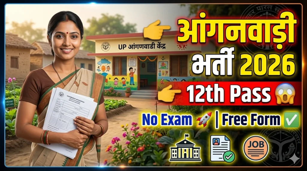 UP Anganwadi Bharti 2026 Apply Online, Eligibility, District Wise Vacancy & Full Details
