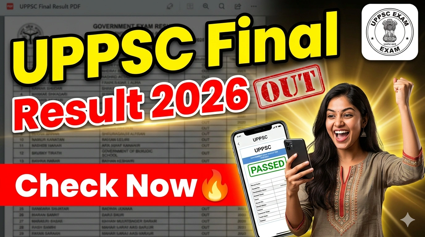 UPPSC UP Pre Examination 2024 Final Result 2026